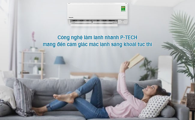 Công nghệ P-Tech làm lạnh nhanh chóng, mang đến cảm giác mát lạnh tức thì
